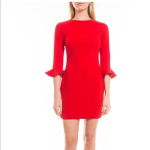 Red dress from Revolve